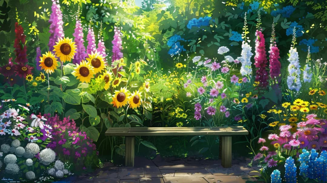 Kwiat ogrodowy wysoki - rośliny do ogrodu dla pasjonatów botaniki