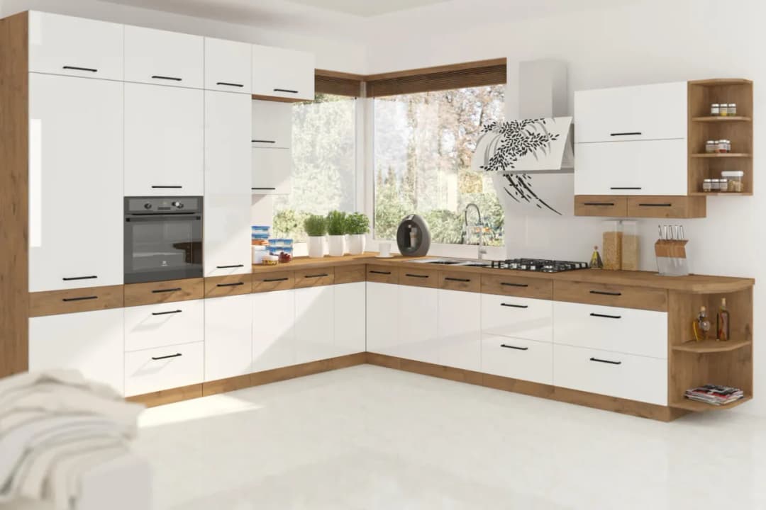 Jak ciekawie zagospodarować przestrzeń między meblami w kuchni: 5 rozwiązań