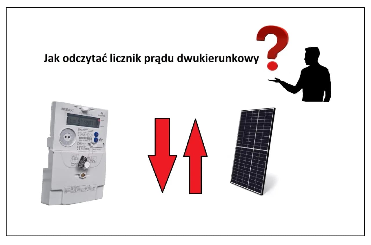 Jak odczytać licznik dwukierunkowy prądu? Poradnik krok po kroku