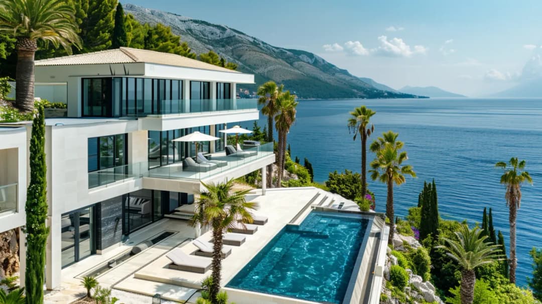 Dom z basenem w Chorwacji - luksus na wybrzeżu Adriatyku