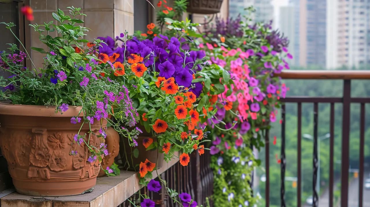 Kwiaty do donic - Najpiękniejsze rośliny na Twój balkon, które ożywią przestrzeń